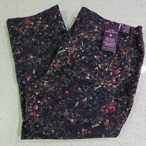 Gloria Vanderbilt Amanda Jeans Floral Classic Rise